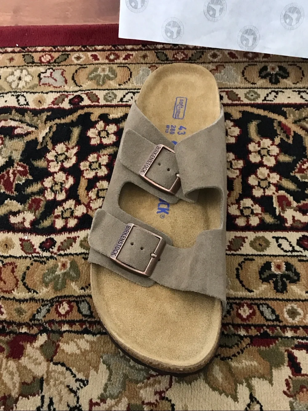 Birkenstock Blue Shoe Box with White Label